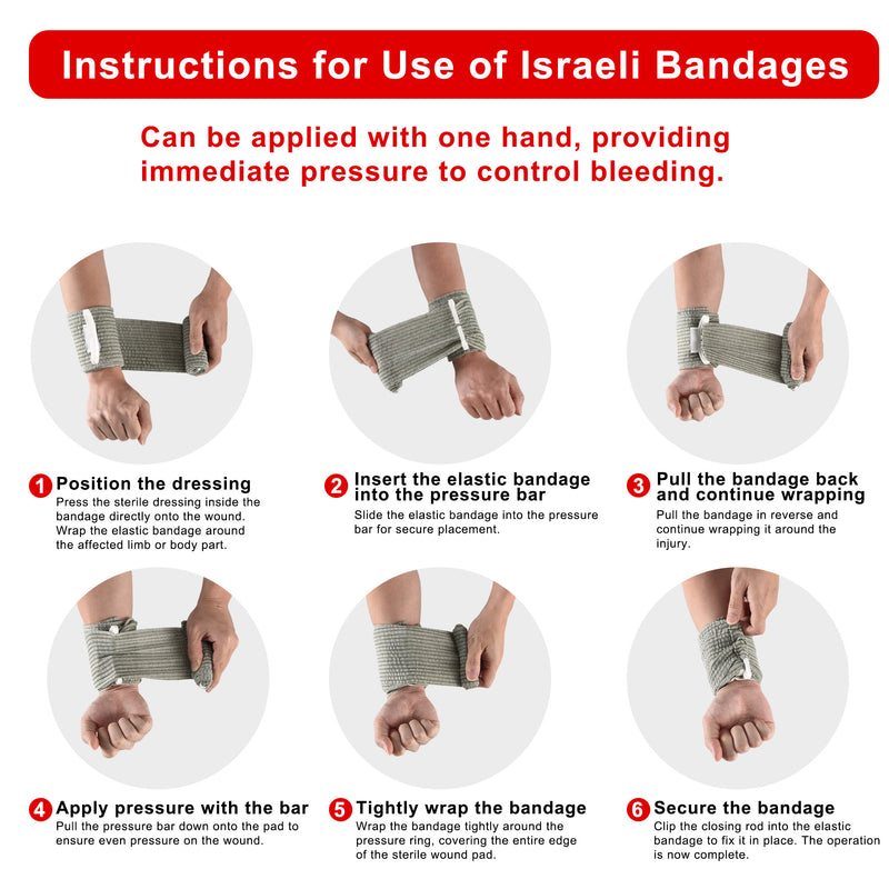 Load image into Gallery viewer, Bleeding Control Kit, Portable Emergency Trauma First Aid Kit with Compression Bandage, Gauze and Chest Seal, for Car Travel Camping Hiking Outdoor Preparedness
