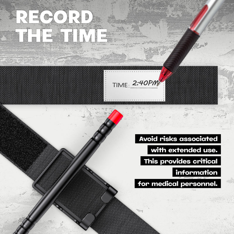 Load image into Gallery viewer, Qen Tourniquet for Severe Bleeding Control, Gear for First Aid Kits and Tourniquet Kits, Suitable for Emergencies, One-Handed Operation (Red)
